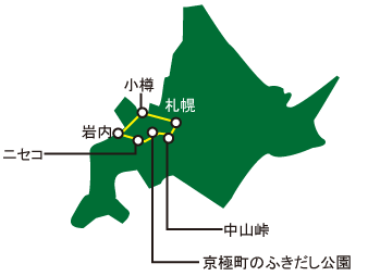 北海道地図ｖ